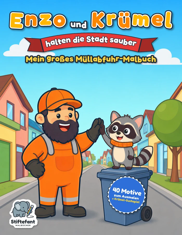 Cover: Enzo und Krümel halten die Stadt sauber
